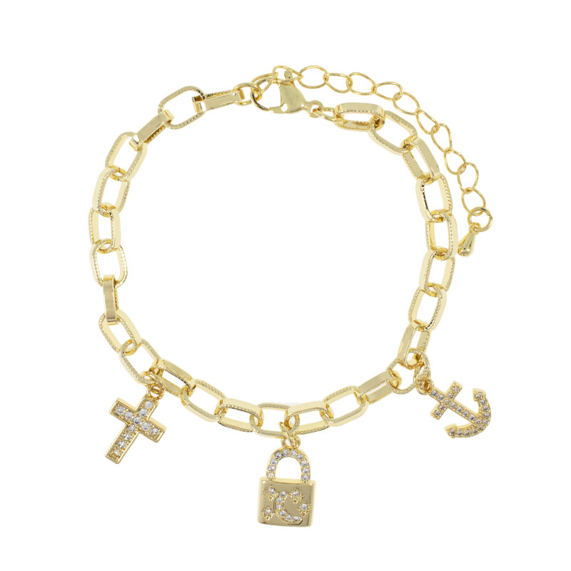 PULSERA CHAPA CRYSTIME