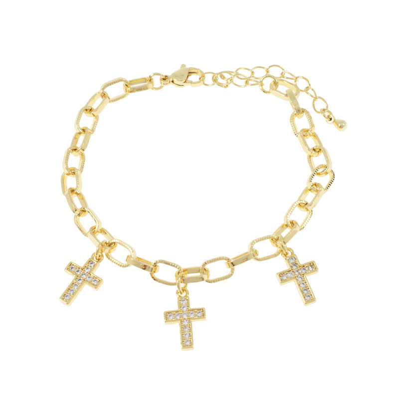 PULSERA CHAPA CRYSTIME