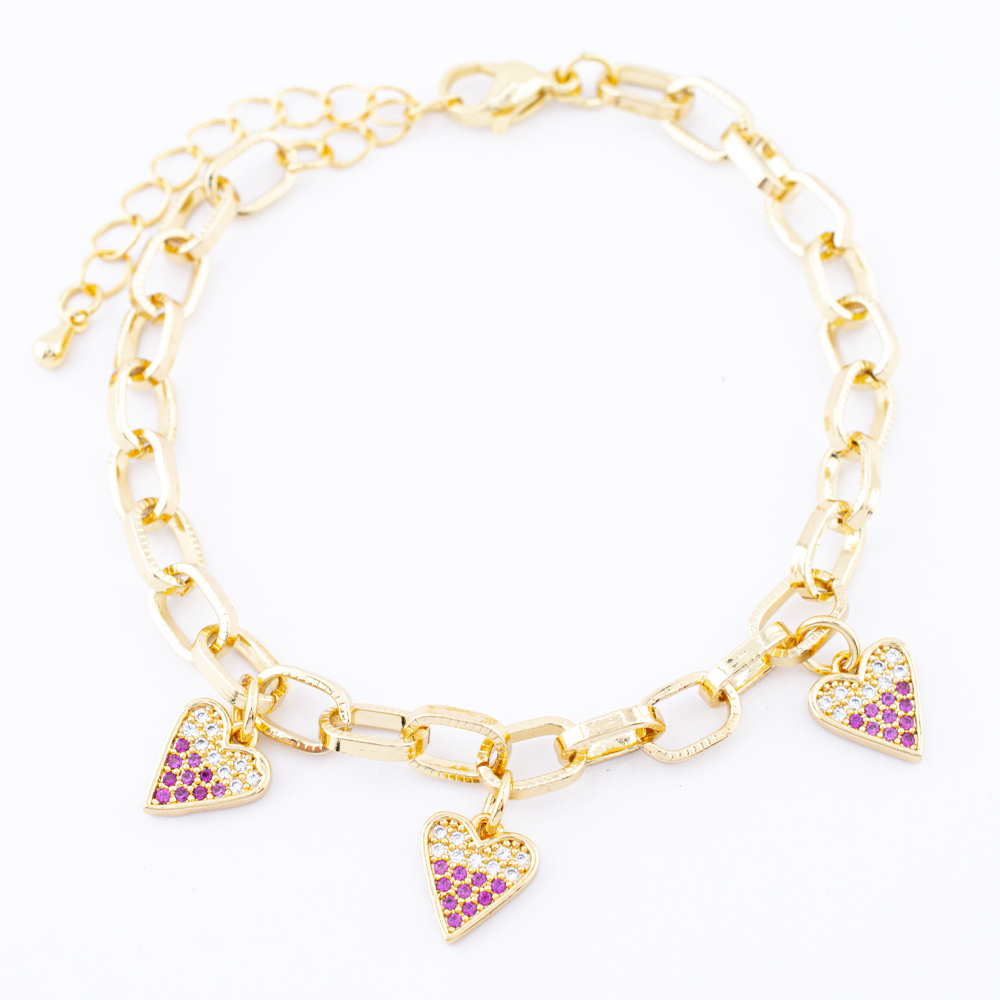 PULSERA CHAPA CRYSTIME