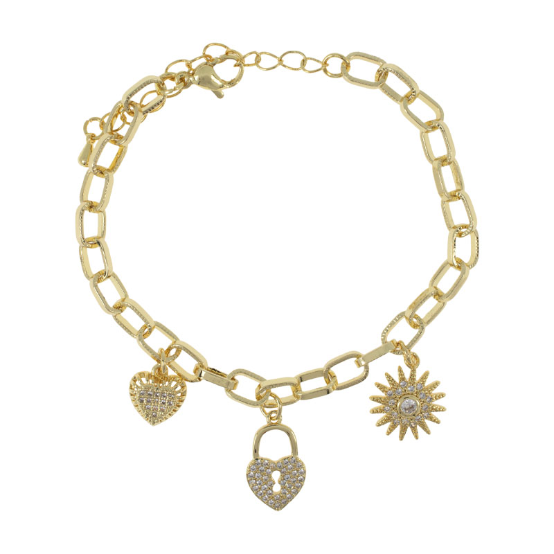 PULSERA CHAPA CRYSTIME