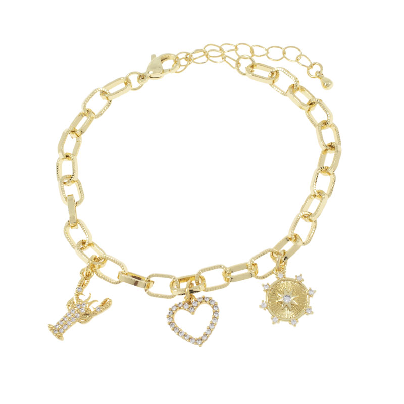 PULSERA CHAPA CRYSTIME
