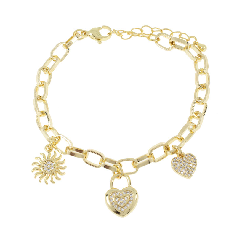 PULSERA CHAPA CRYSTIME