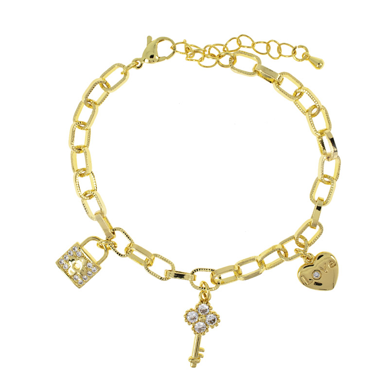 PULSERA CHAPA CRYSTIME