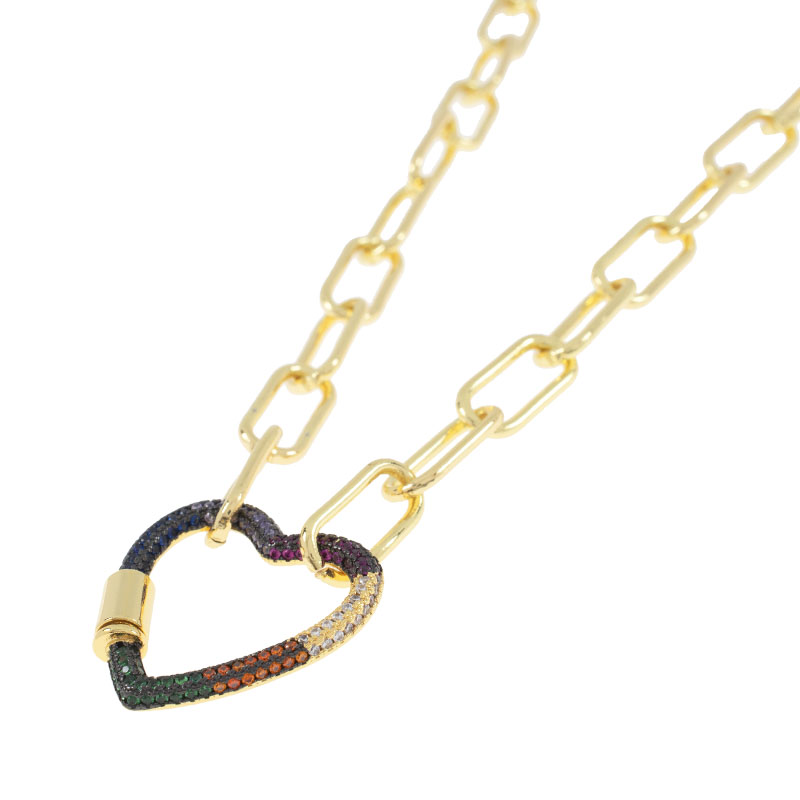 COLLAR CHAPA GOLDEN RAINBOW