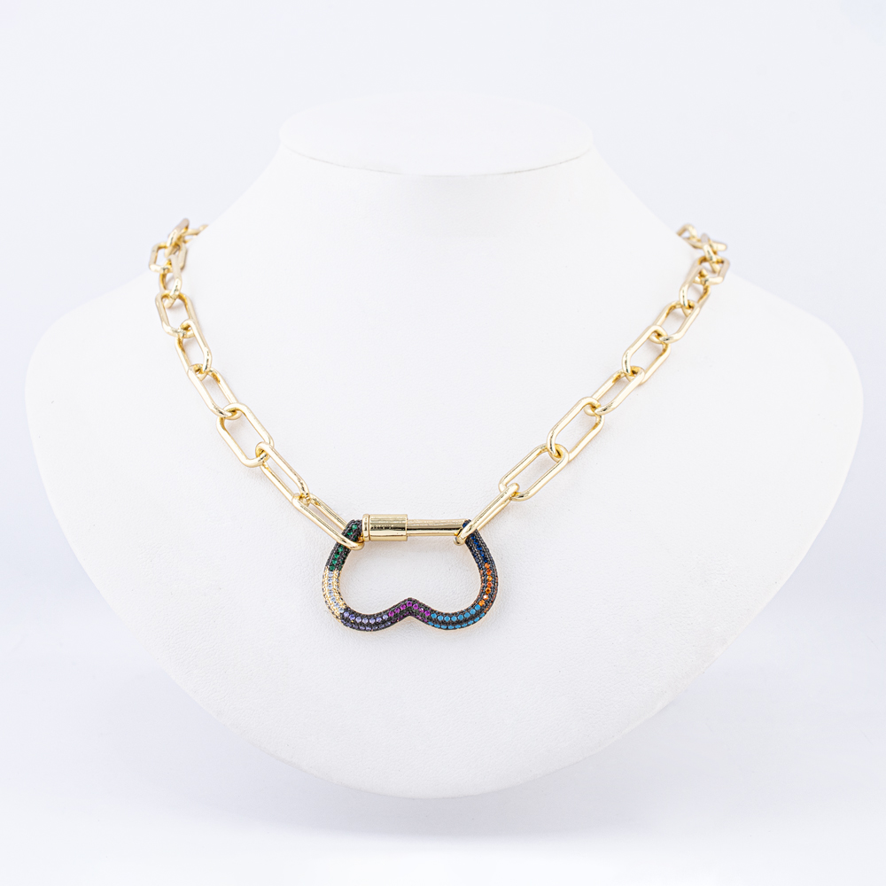 COLLAR CHAPA GOLDEN RAINBOW