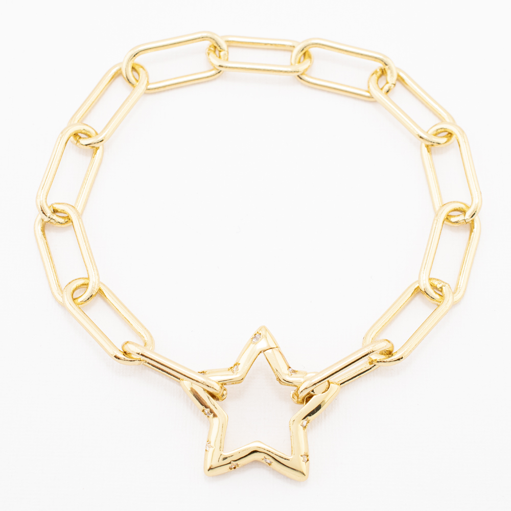 PULSERA CHAPA CRYSTIME