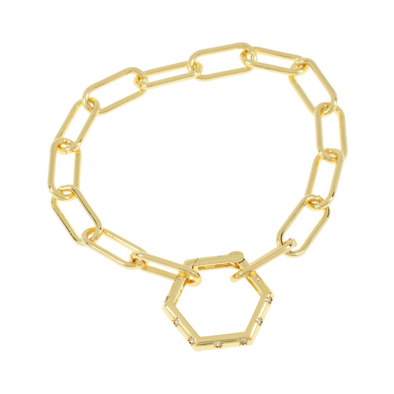 PULSERA CHAPA CRYSTIME