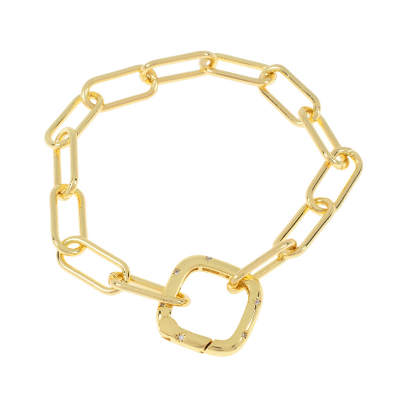 PULSERA CHAPA CRYSTIME
