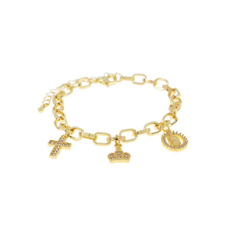 PULSERA CHAPA CRYSTIME