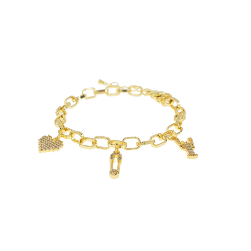 PULSERA CHAPA CRYSTIME