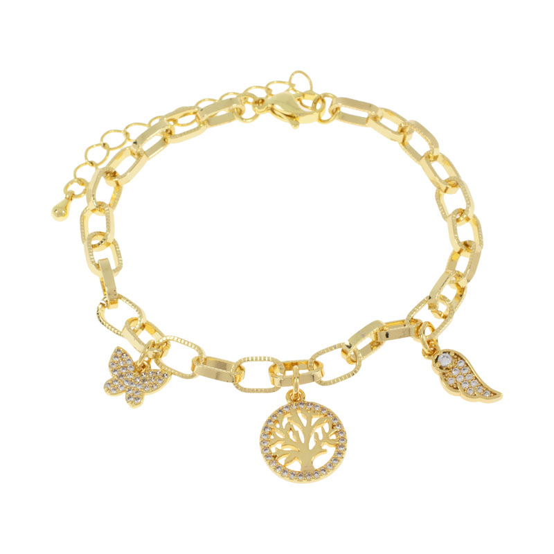 PULSERA CHAPA CRYSTIME