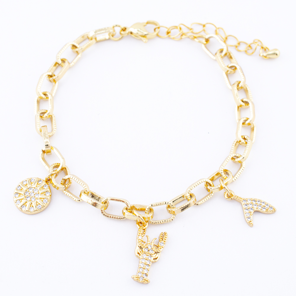 PULSERA CHAPA CRYSTIME