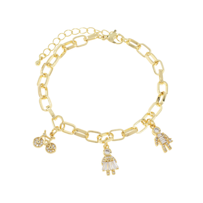 PULSERA CHAPA CRYSTIME