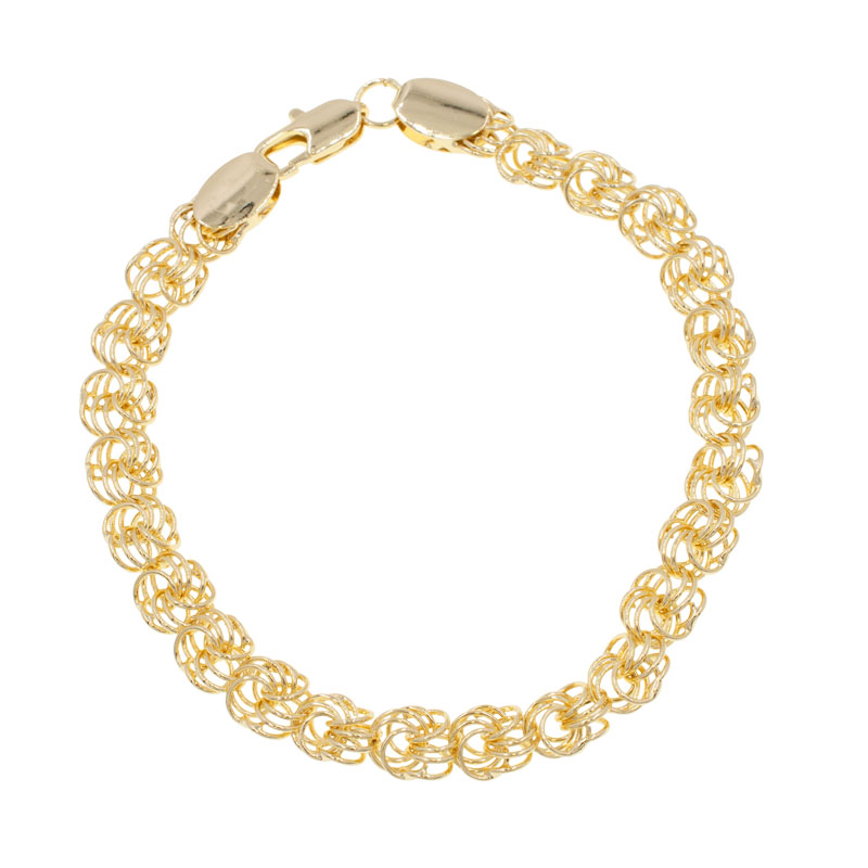 PULSERA CHAPA GOLDEN CASTING