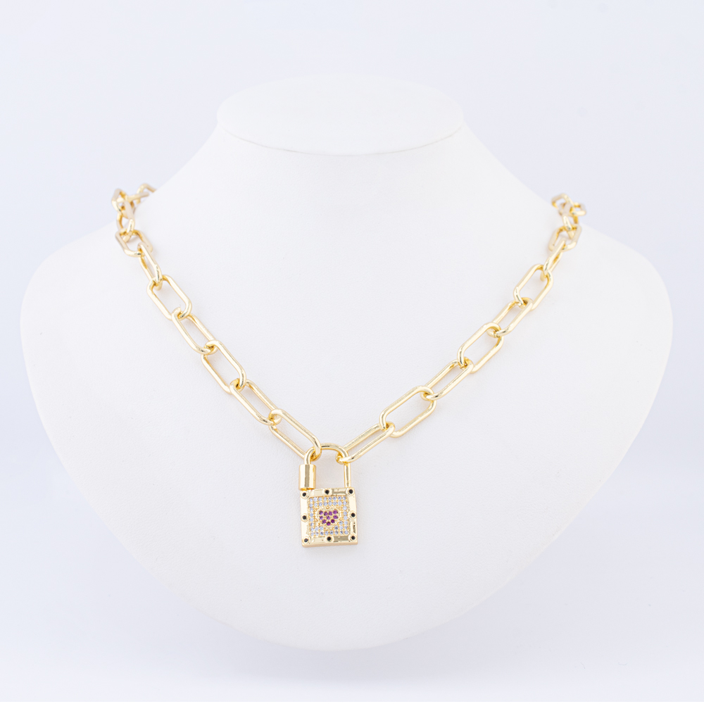 COLLAR CHAPA CRYSTIME