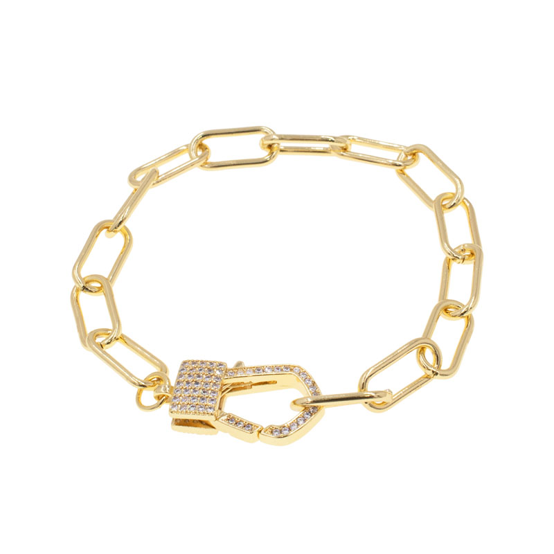PULSERA CHAPA CRYSTIME