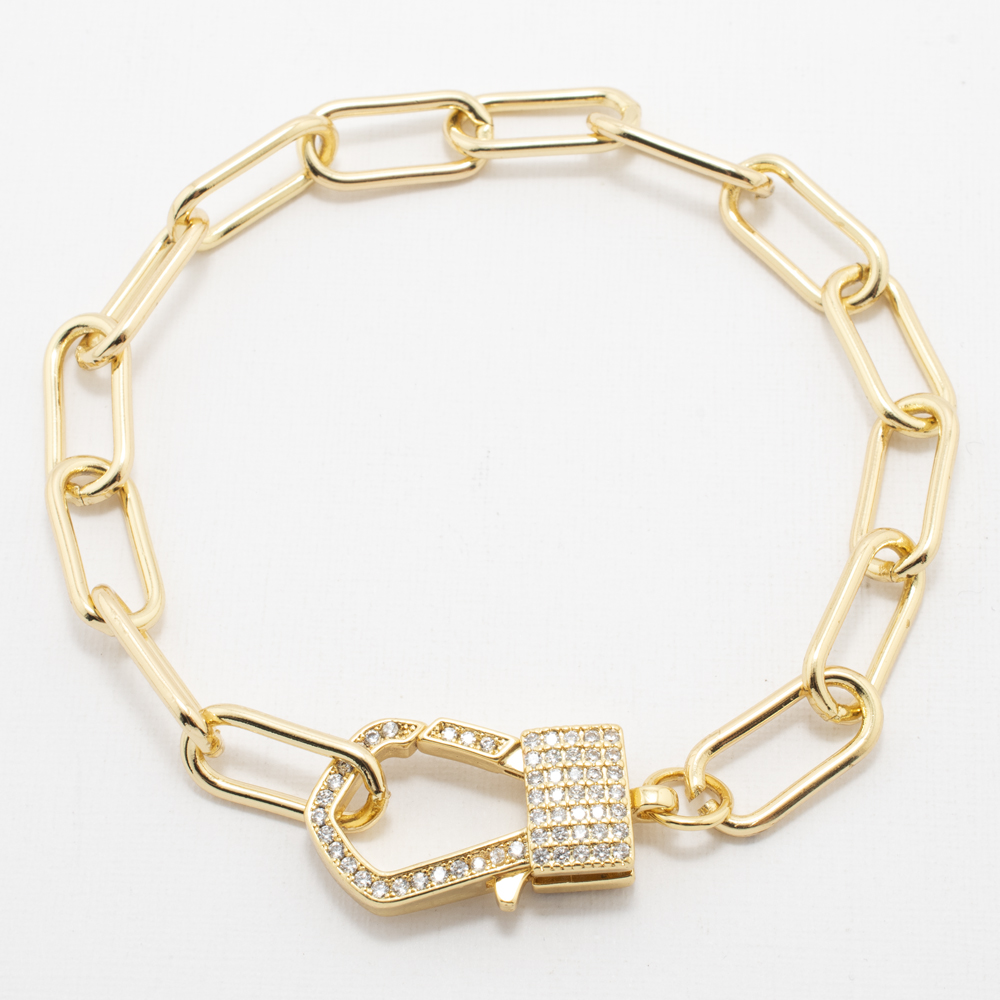 PULSERA CHAPA CRYSTIME