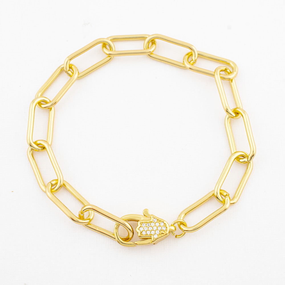 PULSERA CHAPA CRYSTIME