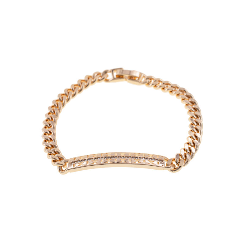 PULSERA CHAPA CRYSTIME