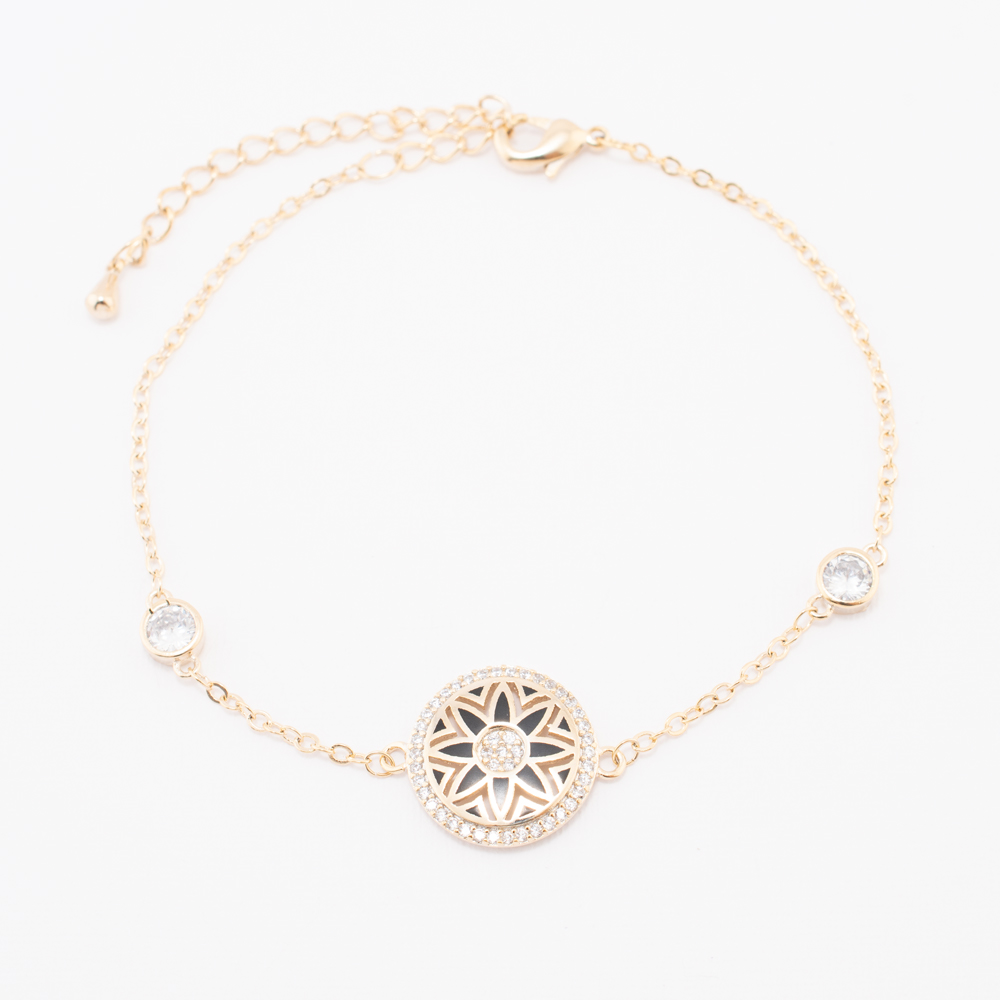PULSERA CHAPA CRYSTIME