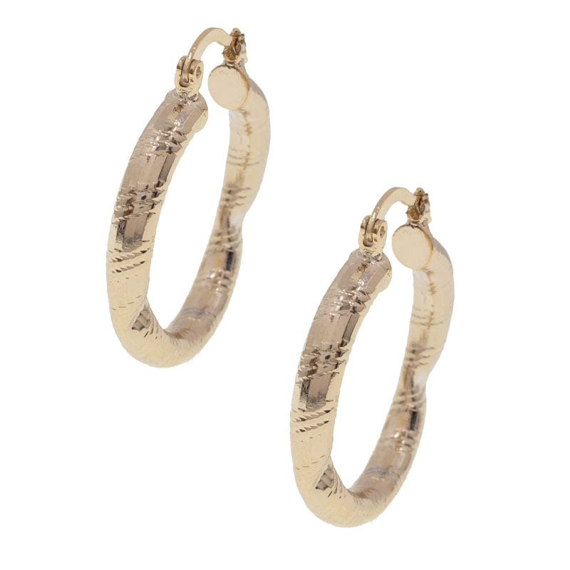 ARRACADA CHAPA GOLDEN CASTING