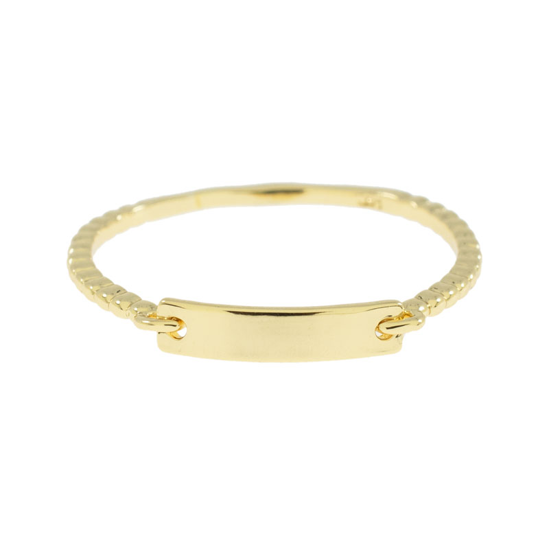 ANILLO  CHAPA GOLDEN CASTING