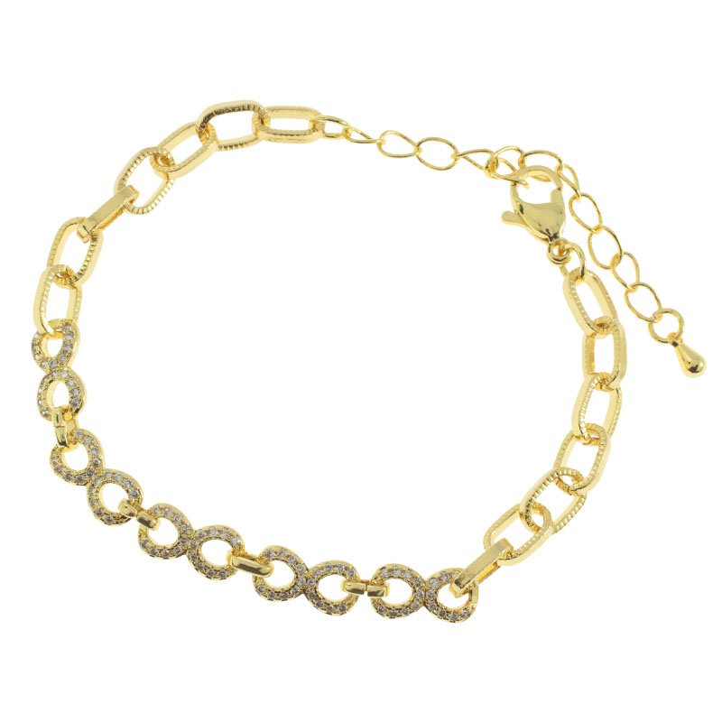 PULSERA CHAPA CRYSTIME