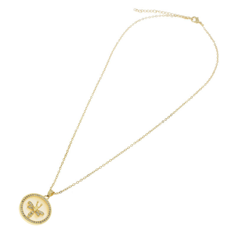 DIJE CHAPA GOLDEN STONE