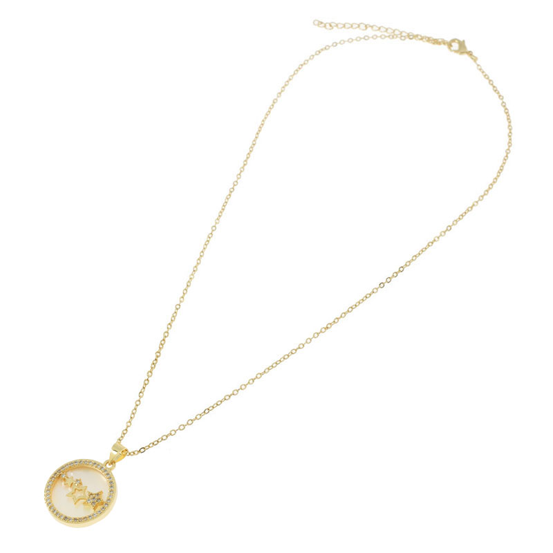 DIJE CHAPA GOLDEN STONE