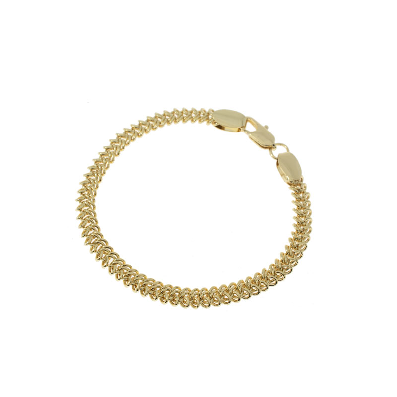 PULSERA CHAPA GOLDEN CASTING