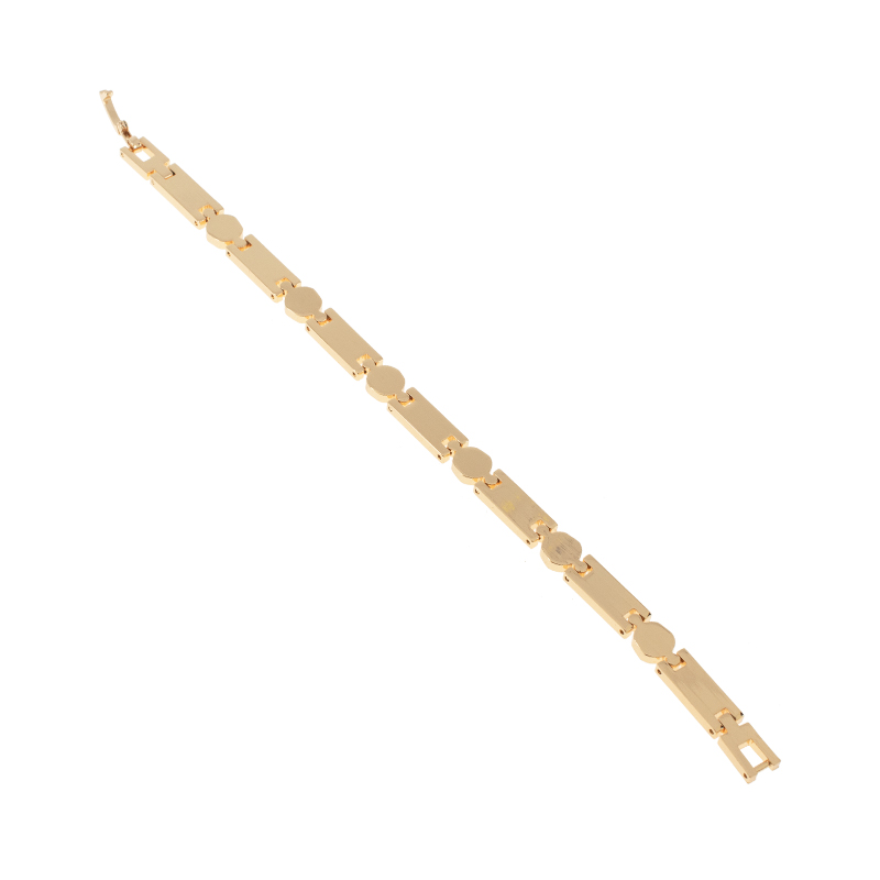 PULSERA CHAPA GOLDEN CASTING