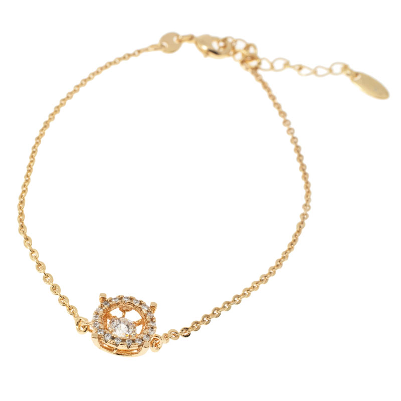 PULSERA CHAPA CRYSTIME