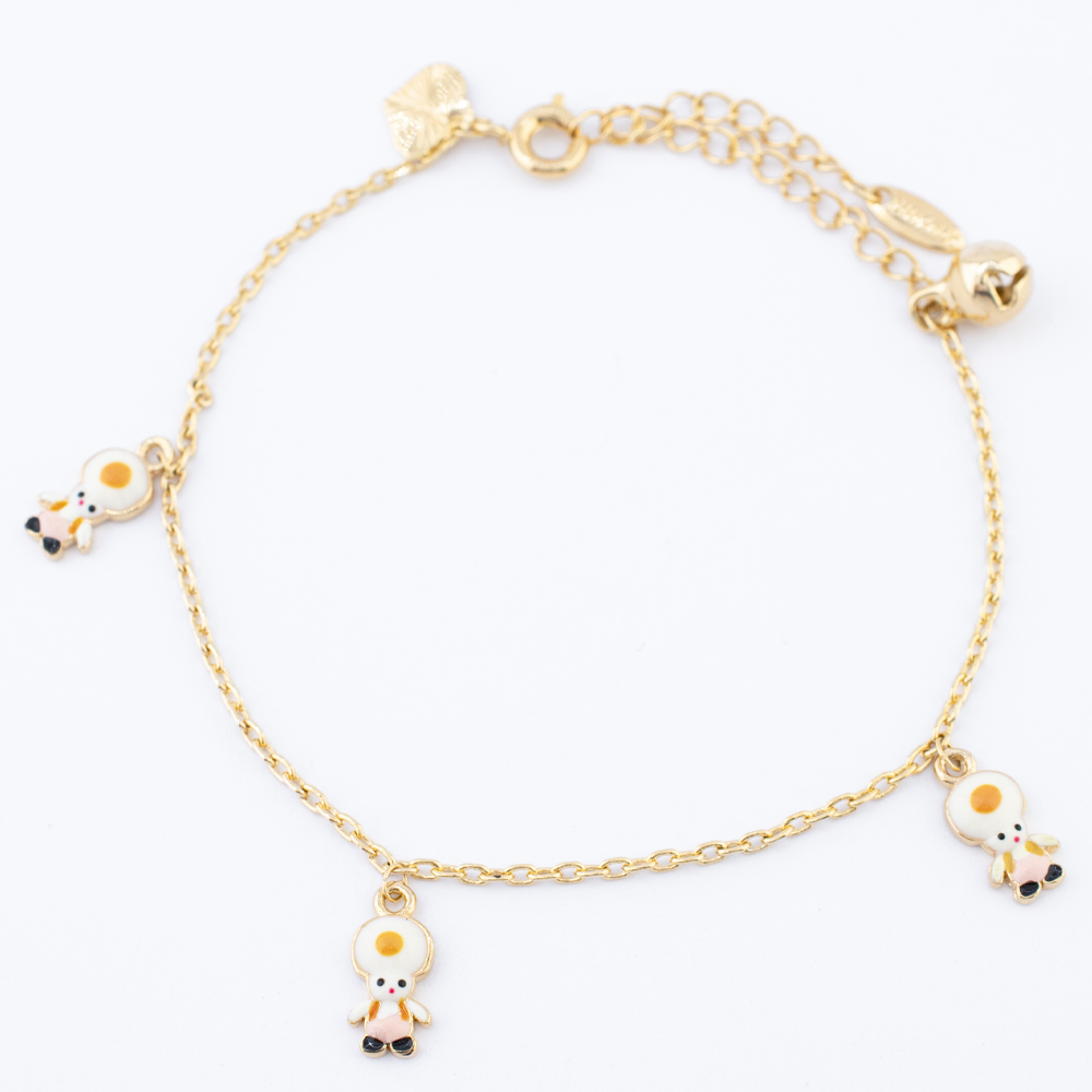 PULSERA CHAPA GOLDEN COLORS