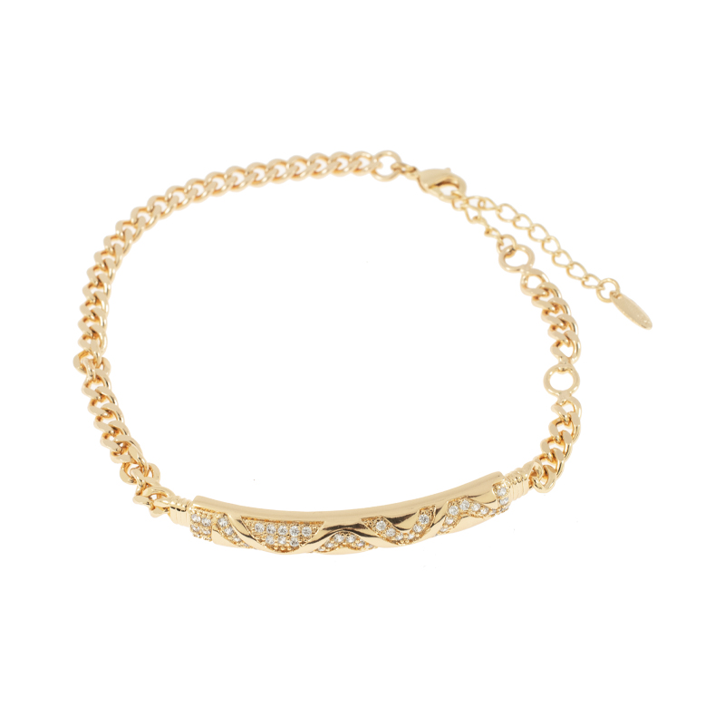 PULSERA CHAPA CRYSTIME