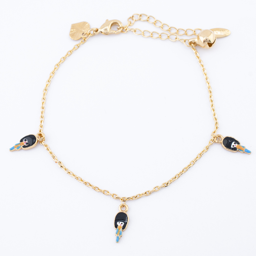 PULSERA CHAPA GOLDEN COLORS