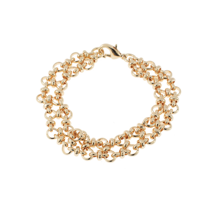 PULSERA CHAPA GOLDEN CASTING
