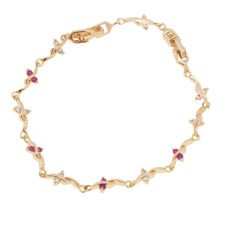 PULSERA CHAPA CRYSTIME