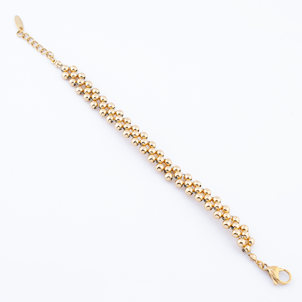 PULSERA CHAPA GOLDEN CASTING