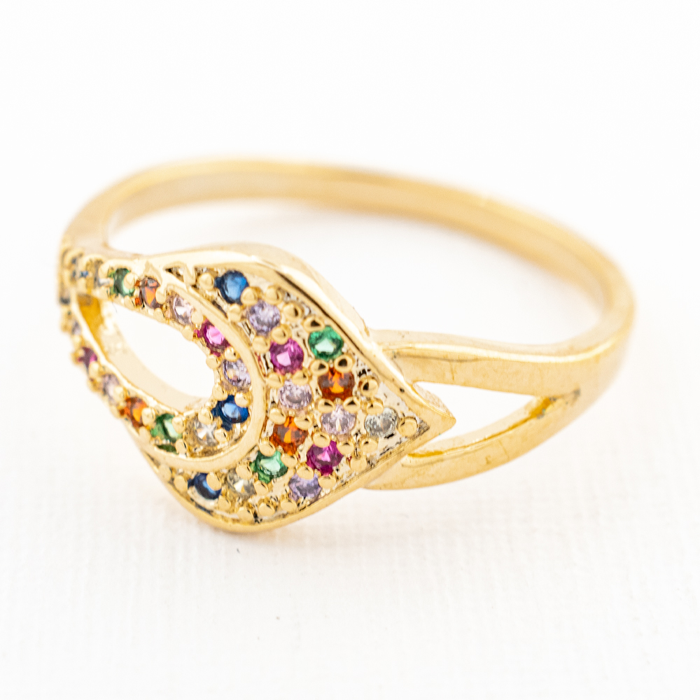 ANILLO  CHAPA GOLDEN RAINBOW