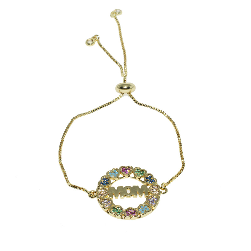 PULSERA CHAPA GOLDEN RAINBOW