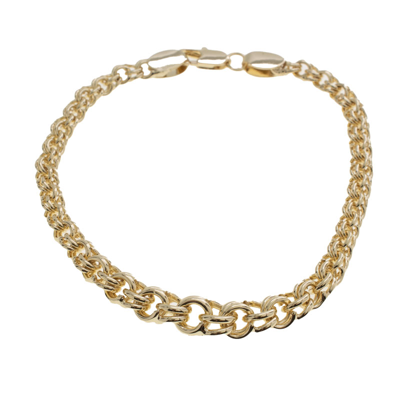 PULSERA CHAPA GOLDEN CASTING