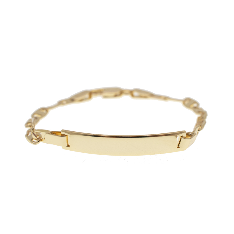 PULSERA CHAPA GOLDEN CASTING