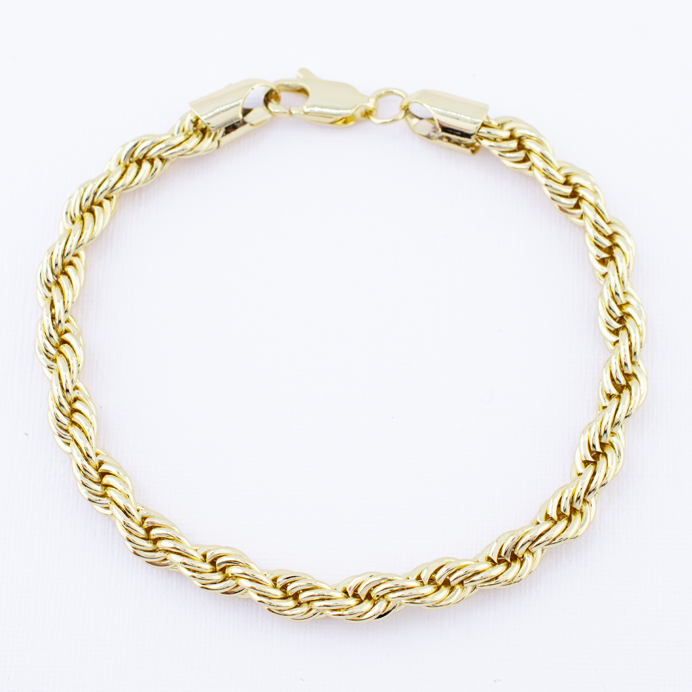 PULSERA CHAPA GOLDEN CASTING