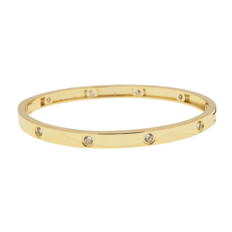 BRAZALETE CHAPA CRYSTIME