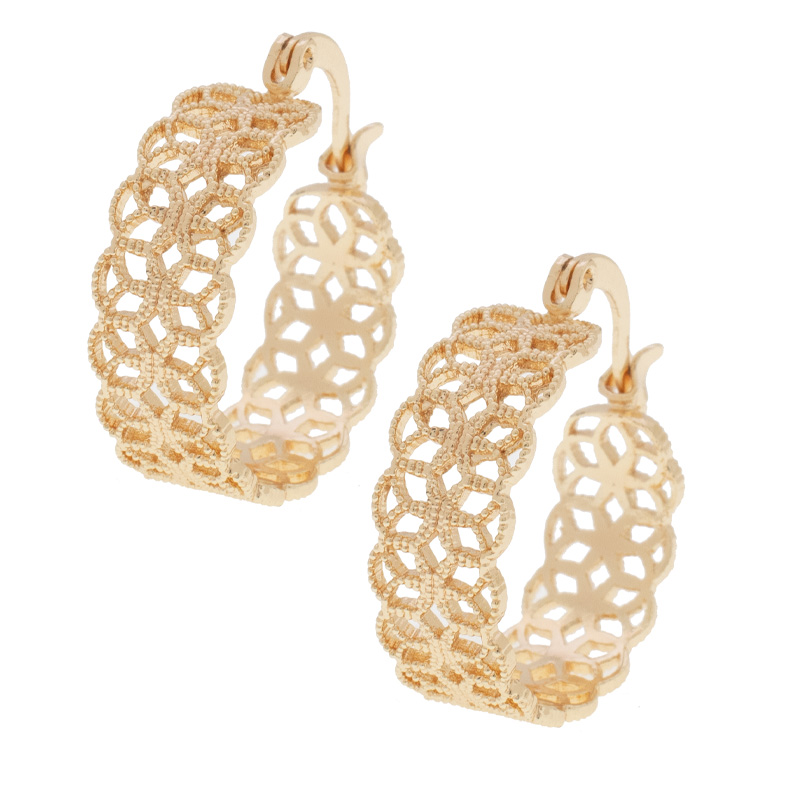 ARRACADA CHAPA GOLDEN CASTING