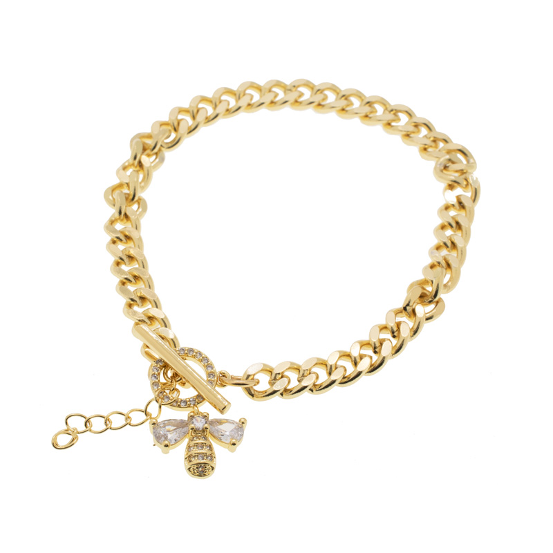PULSERA CHAPA CRYSTIME