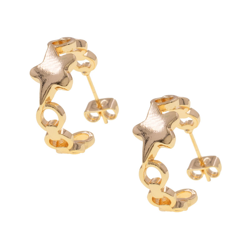 ARRACADA CHAPA GOLDEN CASTING