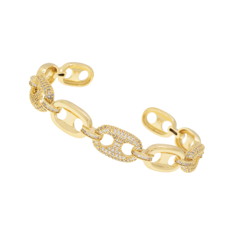 BRAZALETE CHAPA CRYSTIME