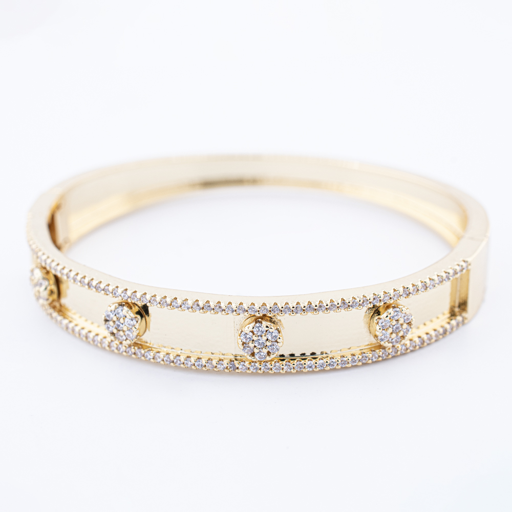 BRAZALETE CHAPA CRYSTIME