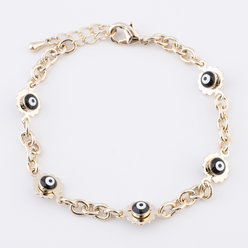 PULSERA CHAPA GOLDEN COLORS